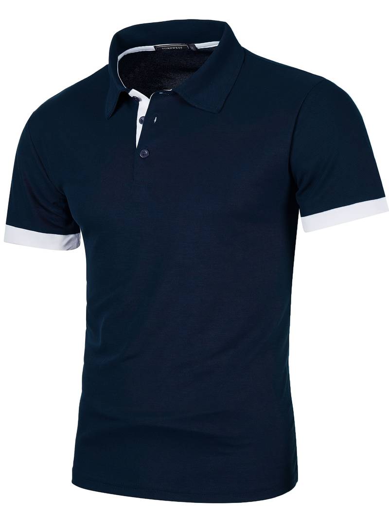 MADE GENTS | V-Neck Summer Polo | 50% Korting!