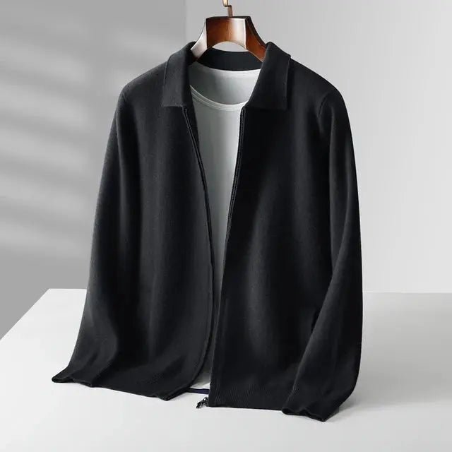 Zipped Cashmere Vest