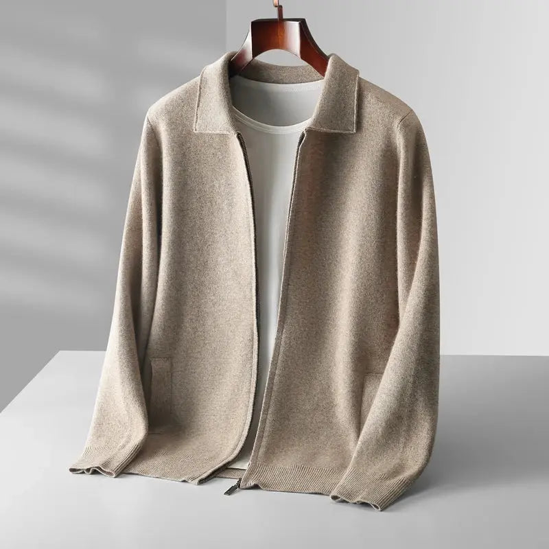 Zipped Cashmere Vest