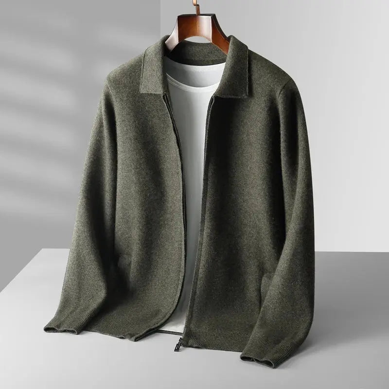 Zipped Cashmere Vest