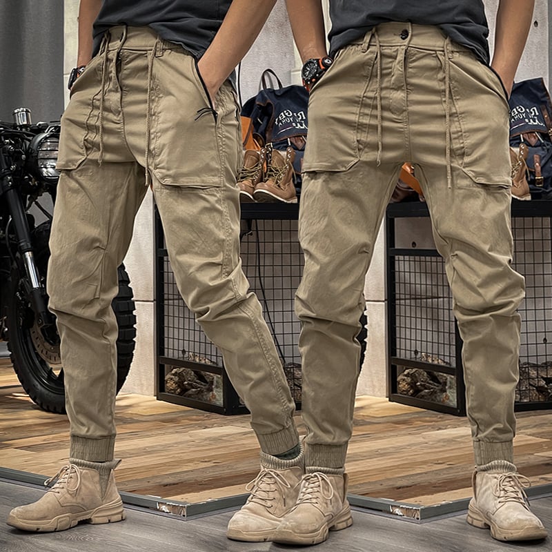 Made Gents |  Stretchy Cargo Broek