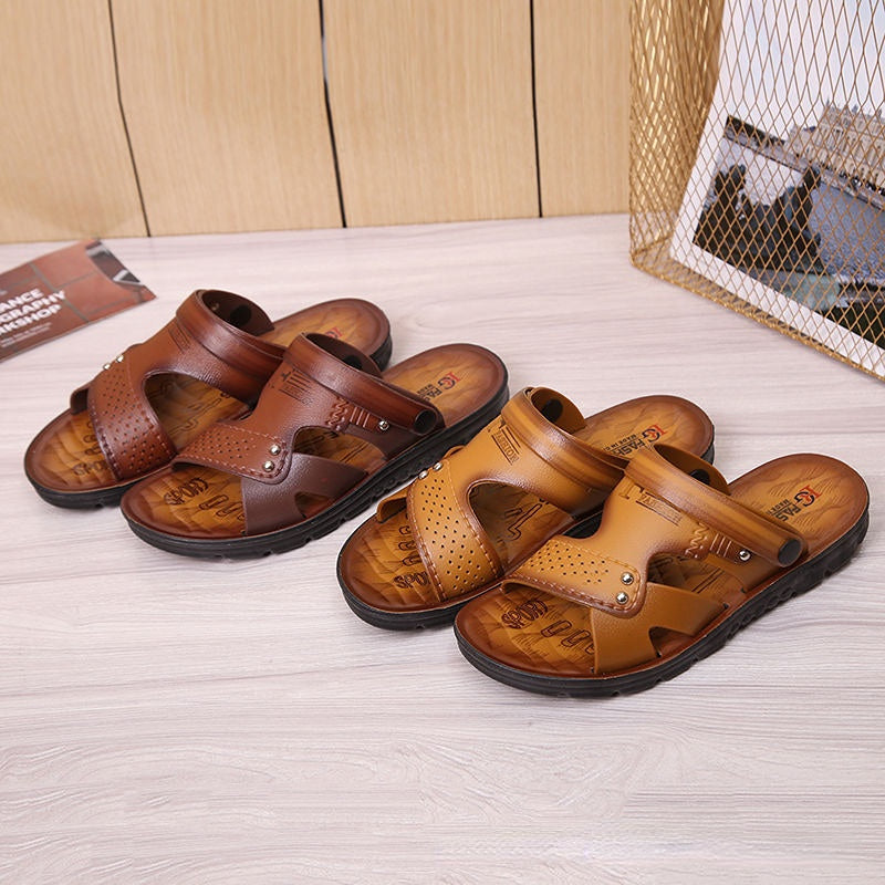 Made Gents | Leren Zomer Sandalen