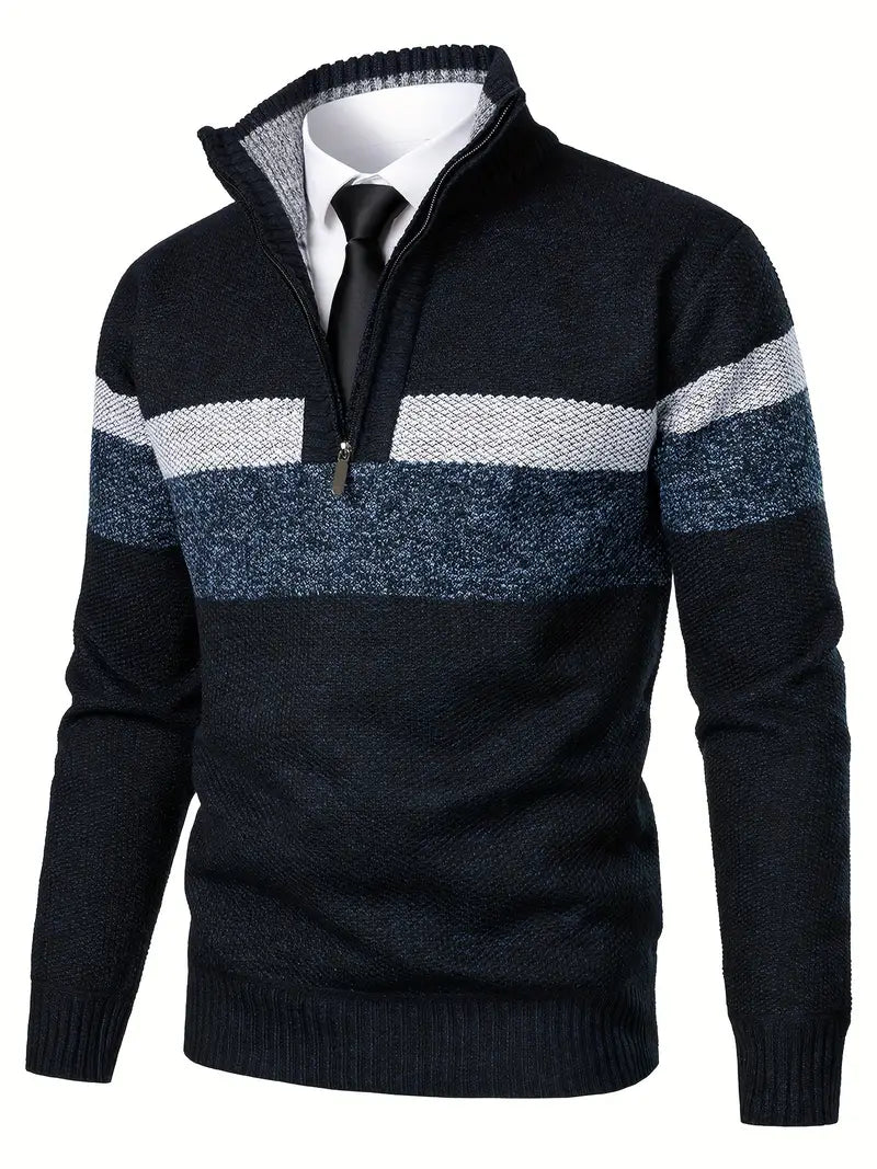 Apollo Zip Trui – Elegante en Comfortabele Pullover | Made Gents