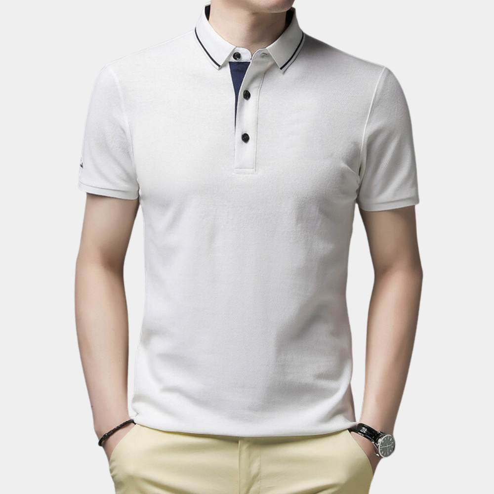 Made Gents | Arie - Heren Polo met korte mouwen