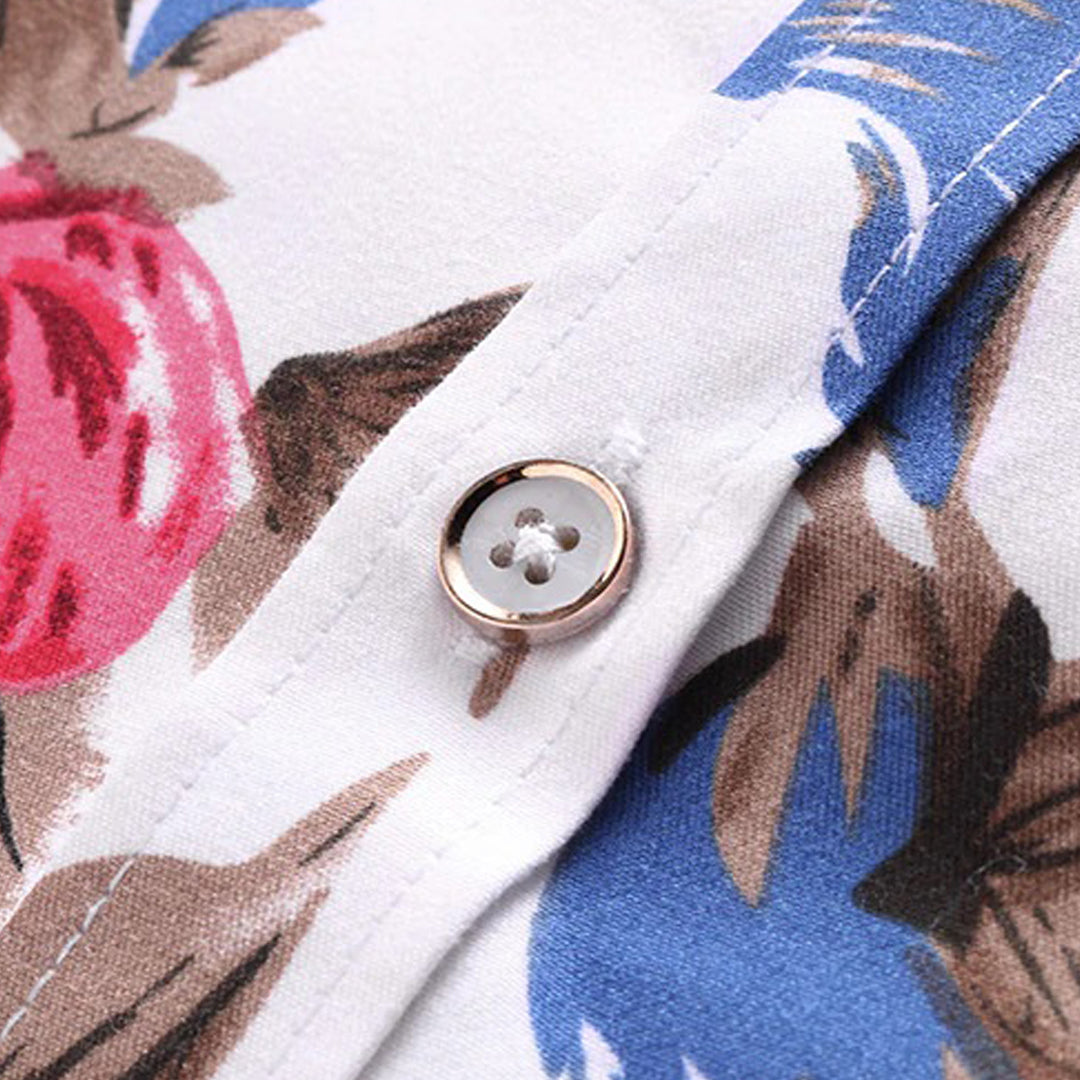 Made Gents | Overhemd Met Bloemen