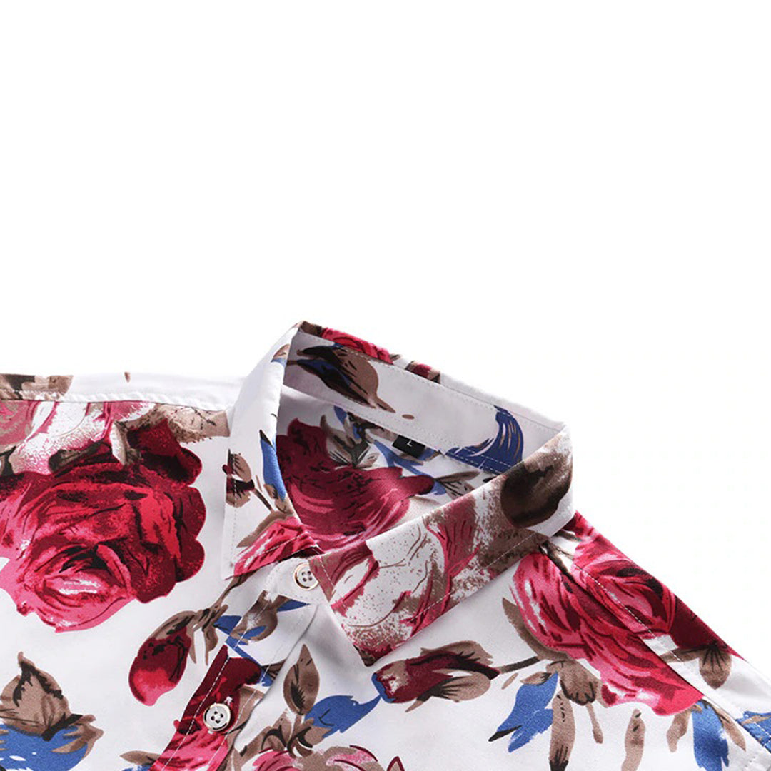 Made Gents | Overhemd Met Bloemen