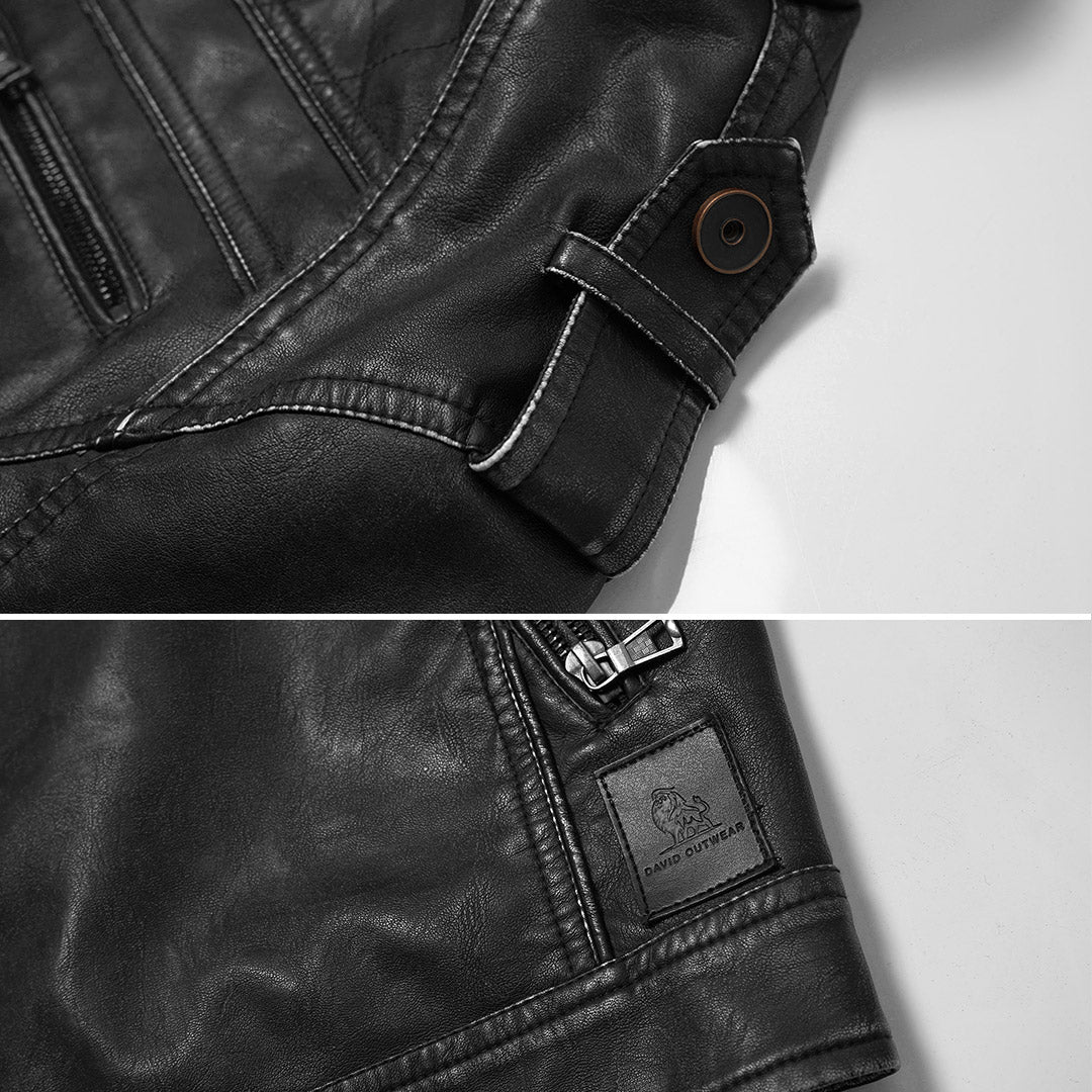 Made Gents | Engine PU LEREN | JACKET