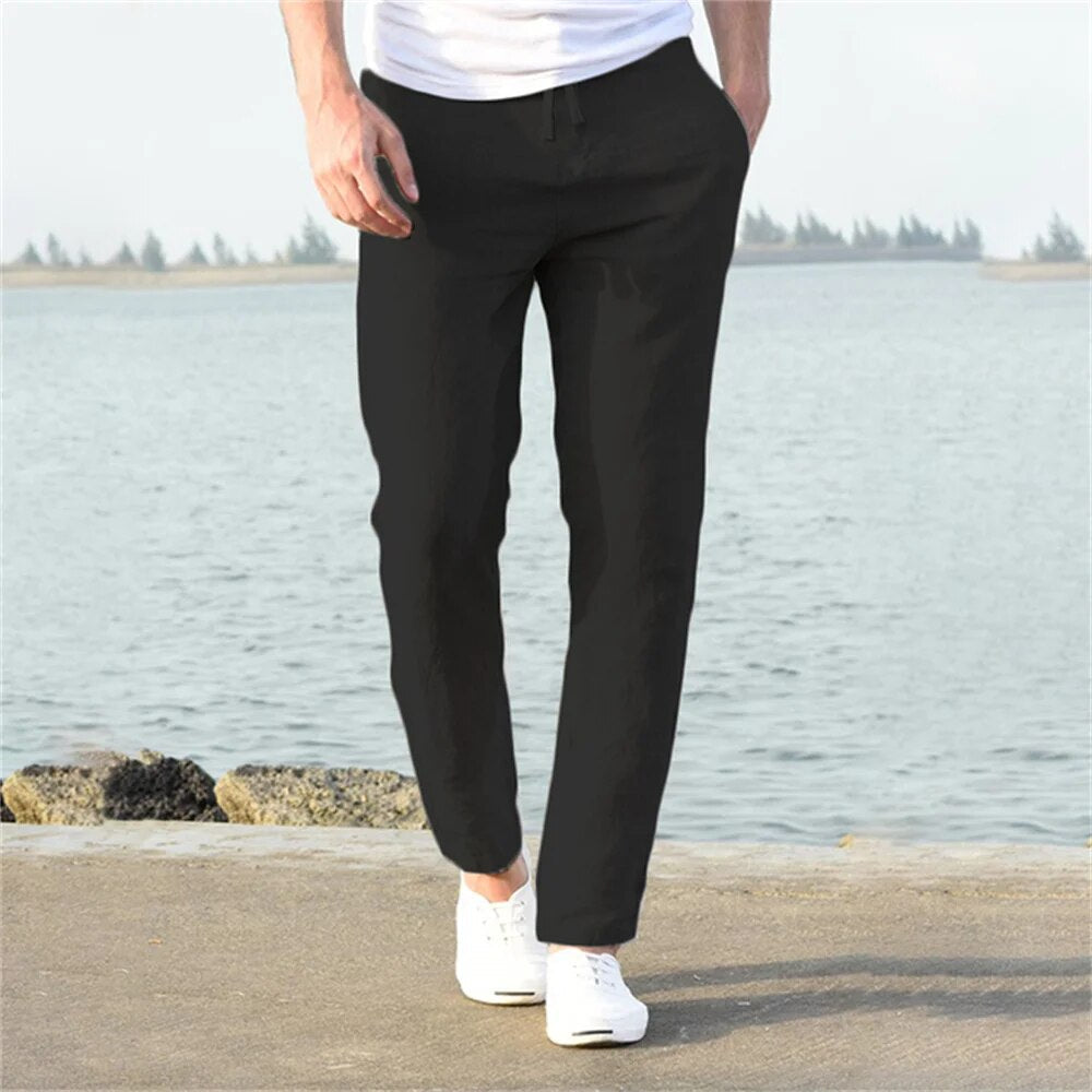 Made Gents | Casual Linnen Heren Broek