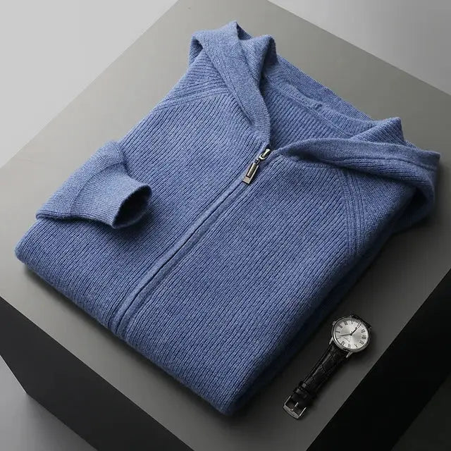 Cashmere Zipped Hoodie – Luxe en Comfortabel Design | Made Gents