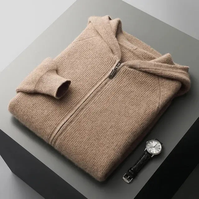 Cashmere Zipped Hoodie – Luxe en Comfortabel Design | Made Gents