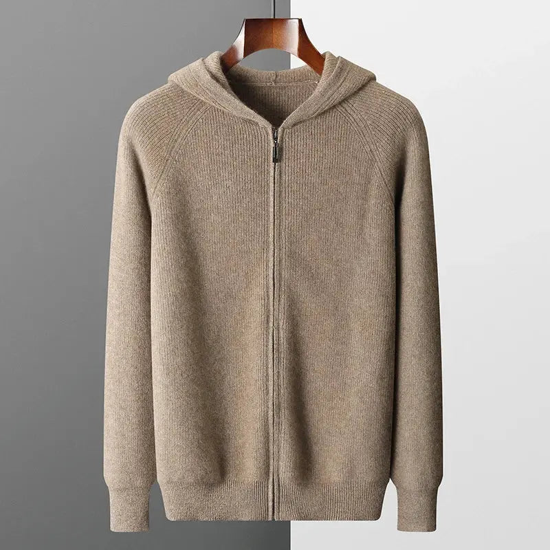 Cashmere Zipped Hoodie – Luxe en Comfortabel Design | Made Gents