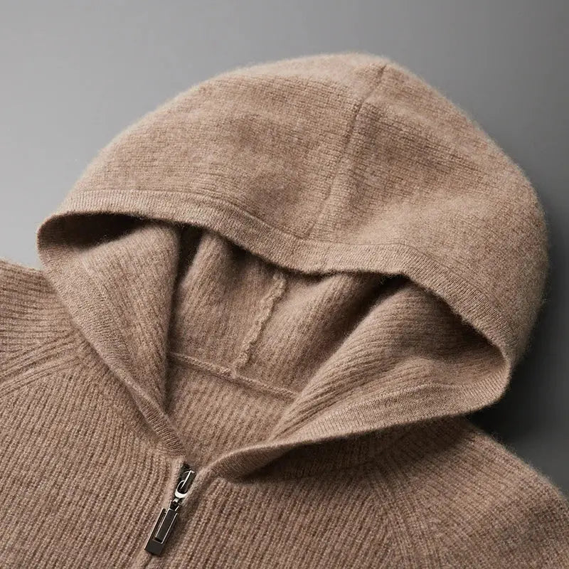 Cashmere Zipped Hoodie – Luxe en Comfortabel Design | Made Gents