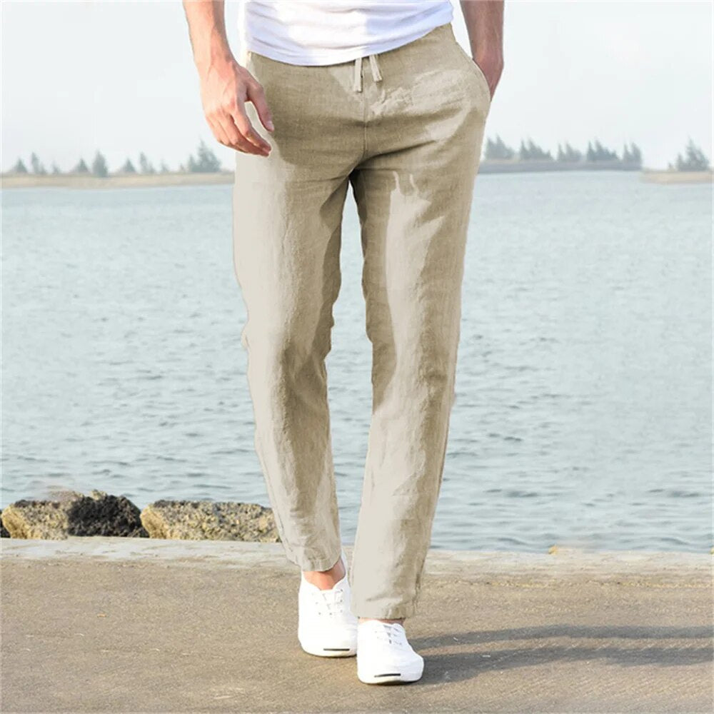 Made Gents | Casual Linnen Heren Broek