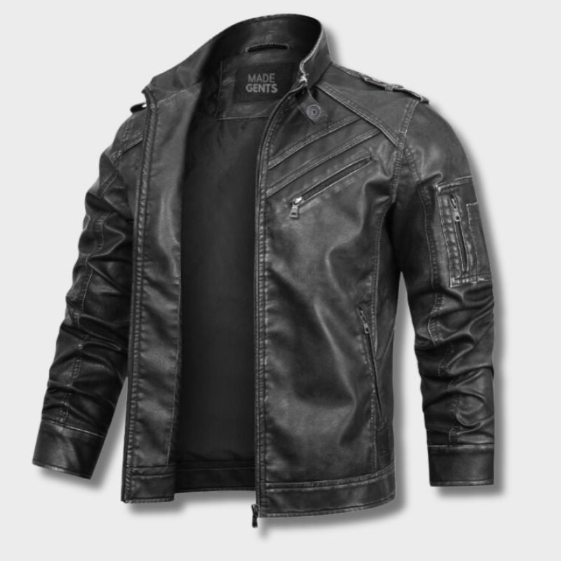 Made Gents | Engine PU LEREN | JACKET