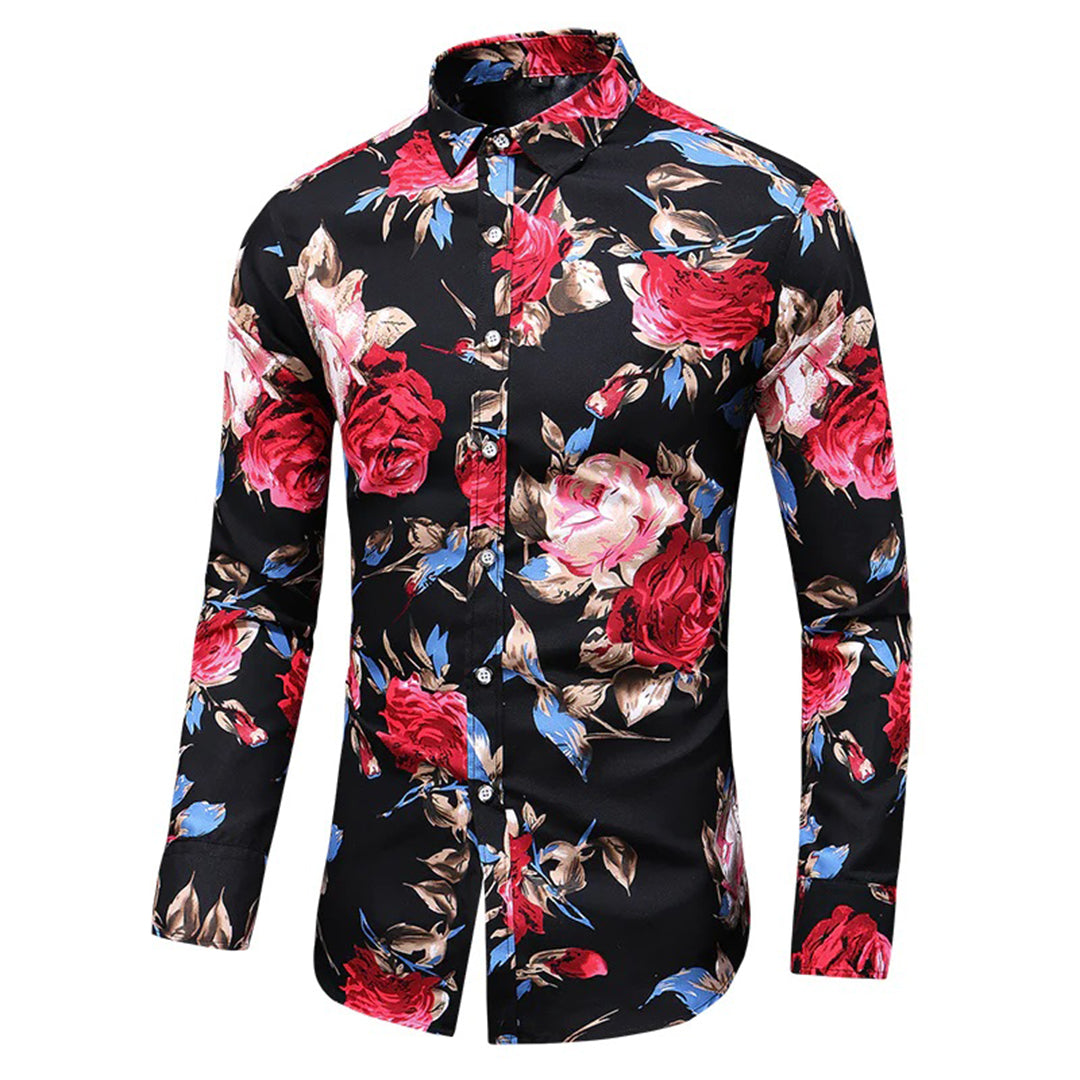 Made Gents | Overhemd Met Bloemen