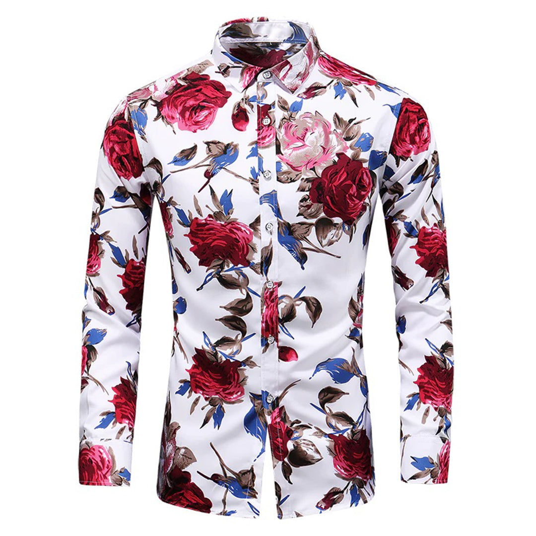 Made Gents | Overhemd Met Bloemen