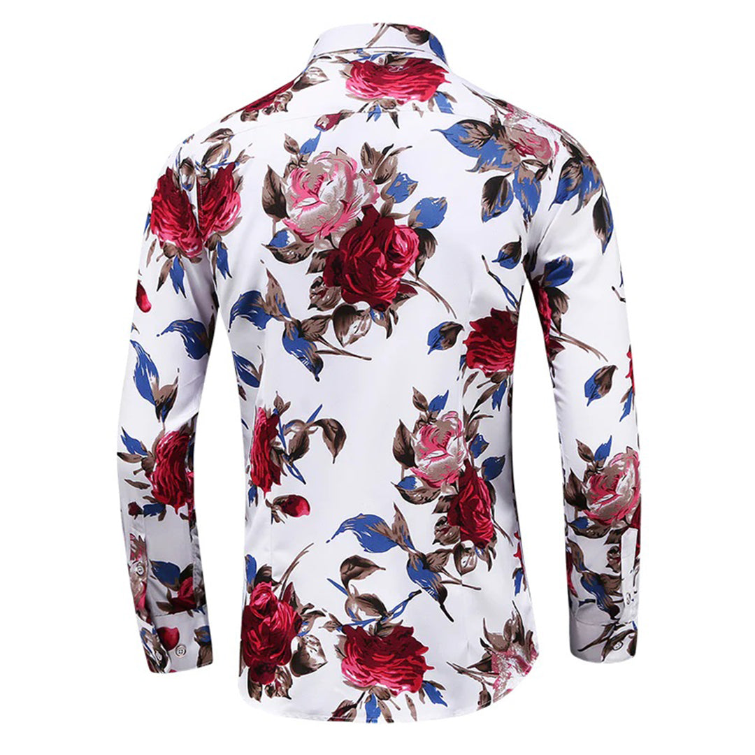 Made Gents | Overhemd Met Bloemen