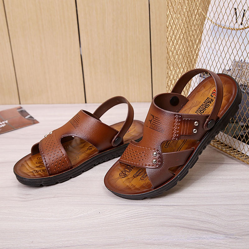 Made Gents | Leren Zomer Sandalen