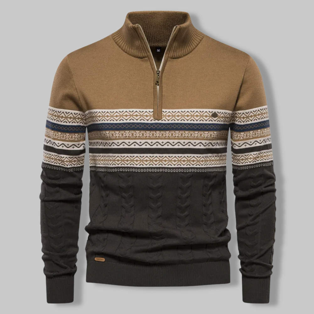 Alpina Zip Trui – Comfortabele en Stijlvolle Pullover | Made Gents