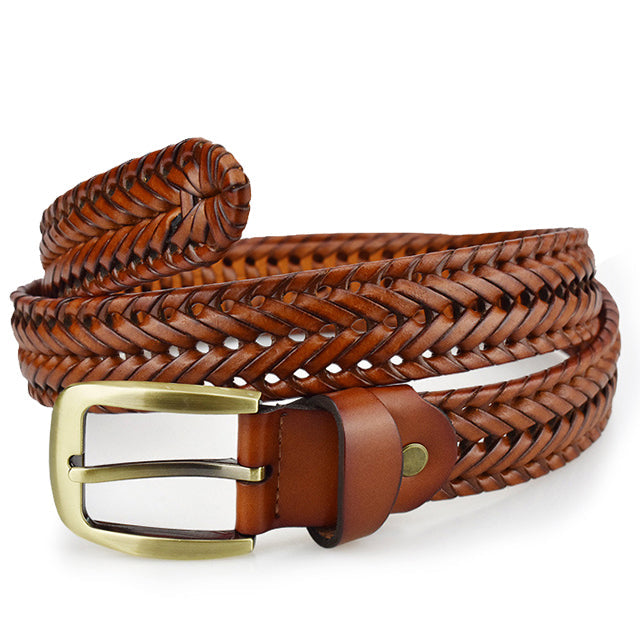 Made Gents | Braided Leren Riem