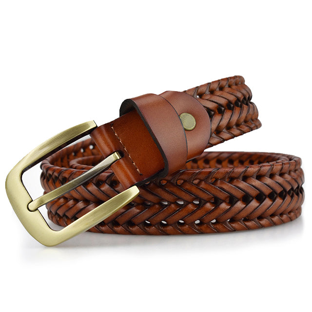 Made Gents | Braided Leren Riem