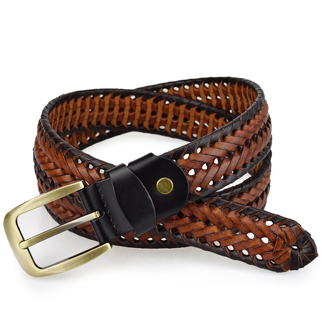 Made Gents | Braided Leren Riem