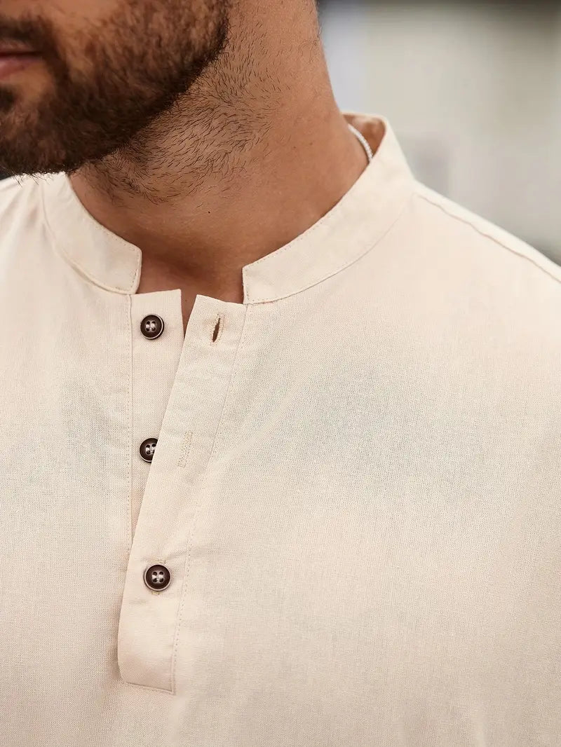 Made Gents |  Henley Polo Shirt