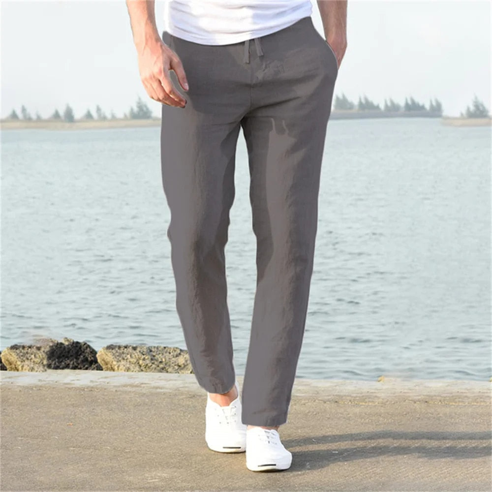 Made Gents | Casual Linnen Heren Broek