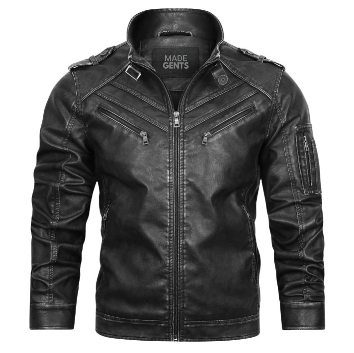 Made Gents | Engine PU LEREN | JACKET